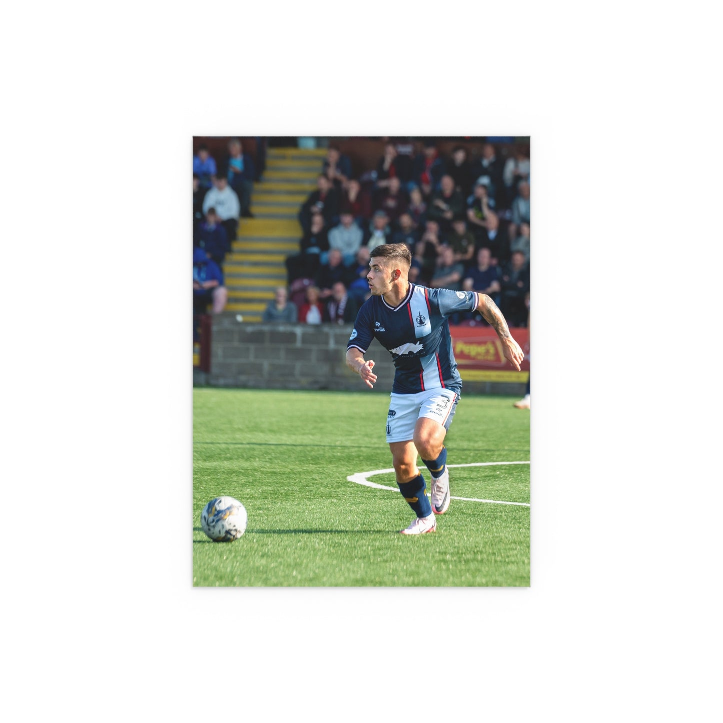 Leon McCann, action shot